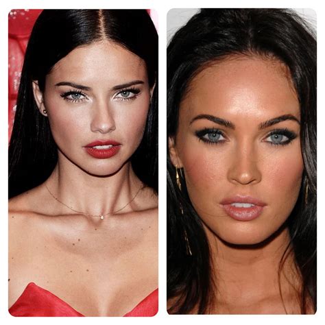 Who has more attractive face Adriana Lima or Megan Fox ? : r
