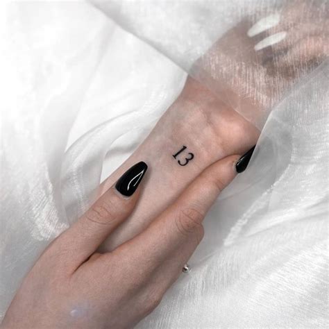 Number 13 Tattoo