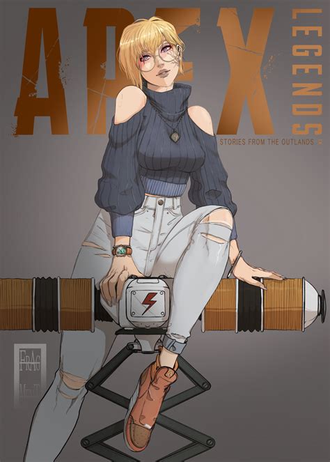 ArtStation - Apex Legends - Wattson | Feature magazine cover