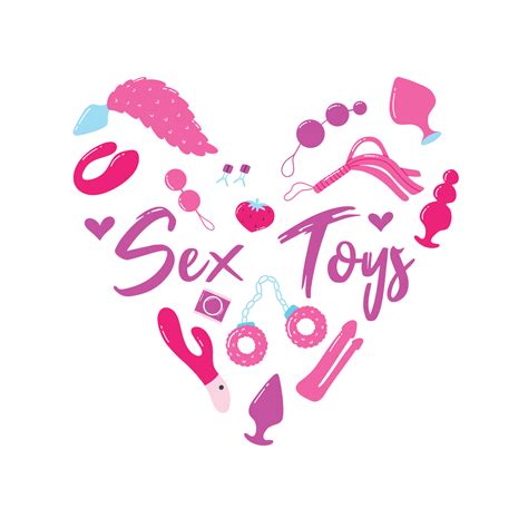 sexo juguetes póster para sexo tienda. juguetes para adultos corazón