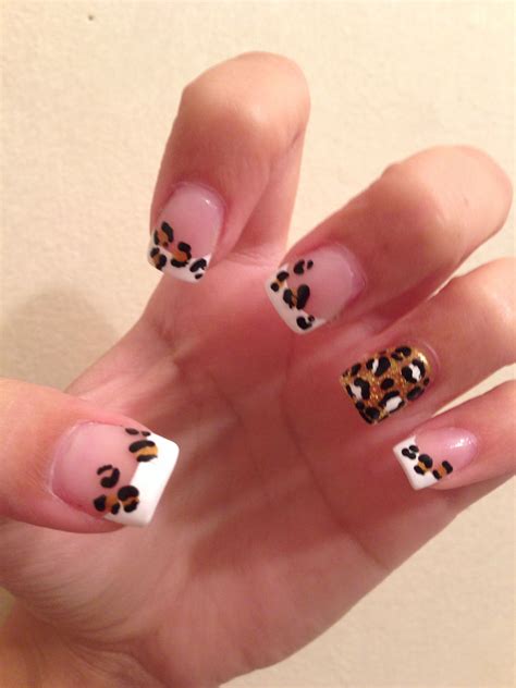 Rainbow Cheetah Print Nails
