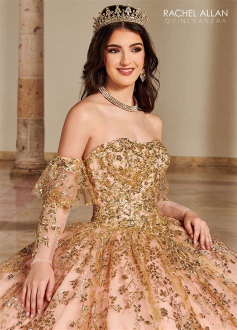 Strapless Long Sleeve Quinceanera Dress by Rachel Allan RQ2176 – ABC
