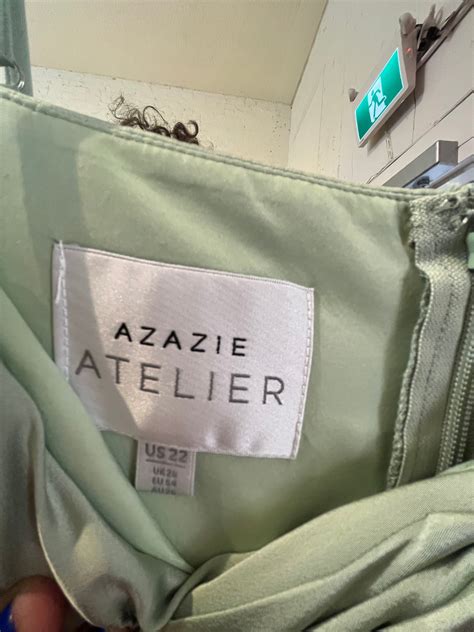 size 22 Azazie maxi dress - NWT sage – Shop Fat Sisters
