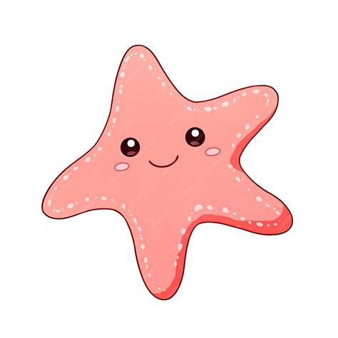 premium psd cute starfish clipart