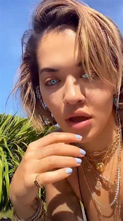 Rita Ora unleashes boobs in teeny string bikini for sun-soaked exposé ...