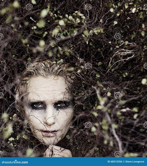 Freaky Woman Clay Mask Stock Photos - Free & Royalty-Free Stock Photos
