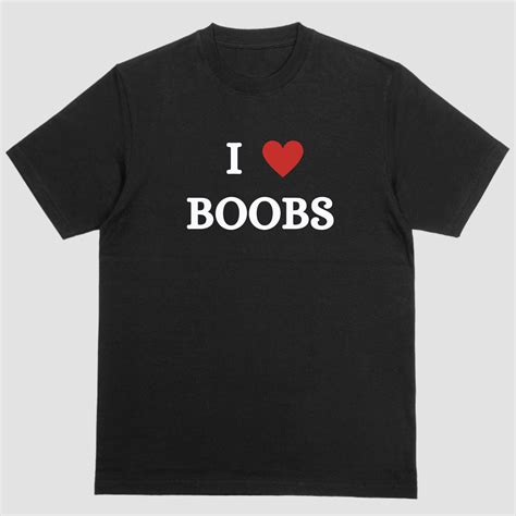 Short sleeve shirt, I LOVE BOOBS – Scents of Humor