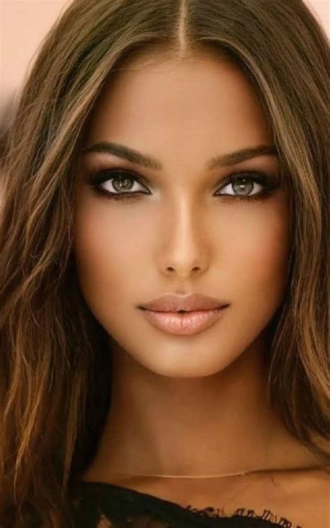 beautiful dark brown eyes gorgeous lips adriana lima