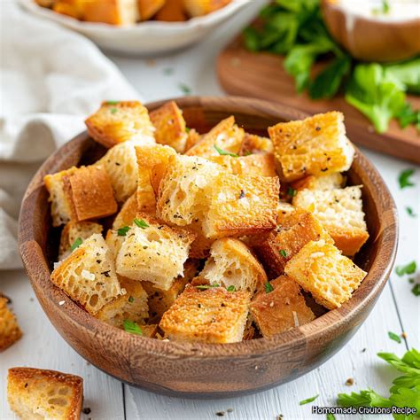 Homemade Croutons Recipe: Ignite Your Taste Buds! - The Fresh Man cook