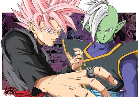 Download Super Saiyan Rosé Black Goku Zamasu (Dragon Ball) Anime Dragon ...