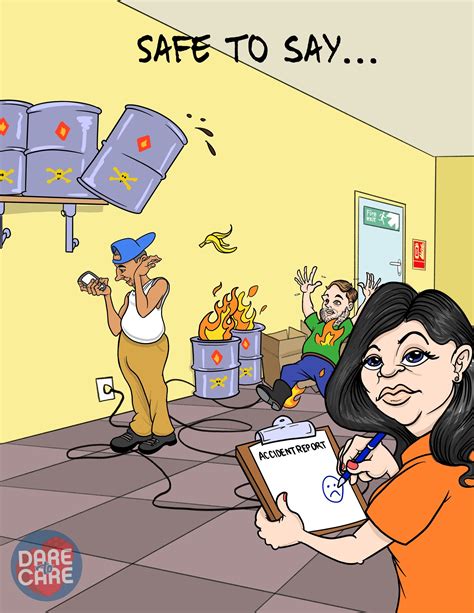 Work Safety Cartoon