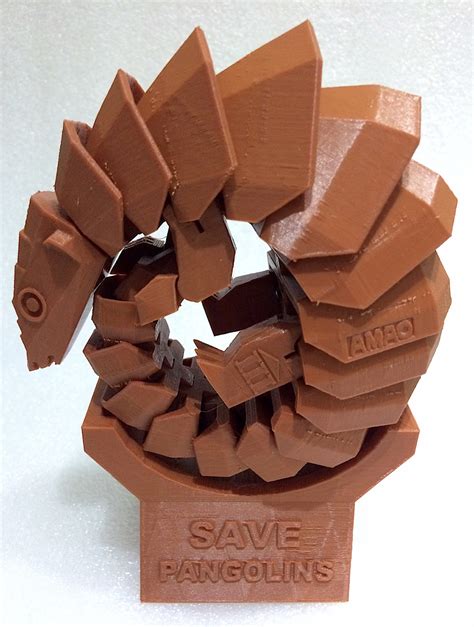 💾 Save pangolins・3D Print with the FLUX Delta 3D printer・Cults
