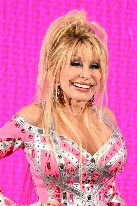 Dolly Parton, 77, rocks rhinestone-studded jacket and electric orange flares in Tennessee | HELLO!