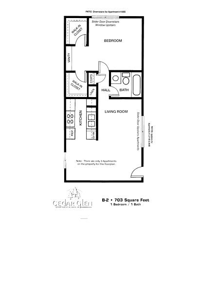 Floorplans - Cedar Glen Apartment Homes - Cedar Glen Apartments ...