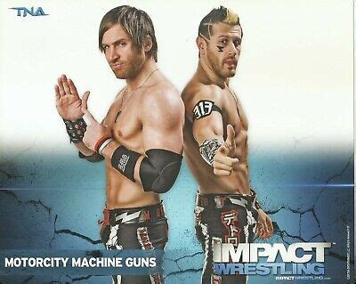 The Motor City Machine Guns TNA Impact Wrestling Original 8x10 Promo ...