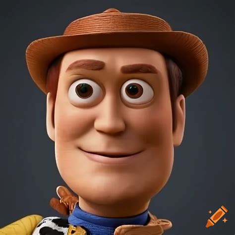 Photorealistic image of woody from toy story on Craiyon