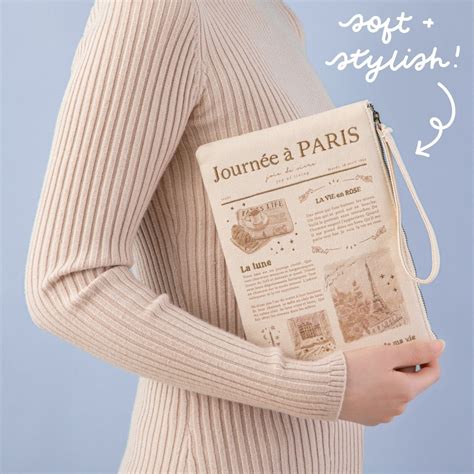 Tsuki ‘Journée à Paris’ Travel Pouch ☾ – NotebookTherapy