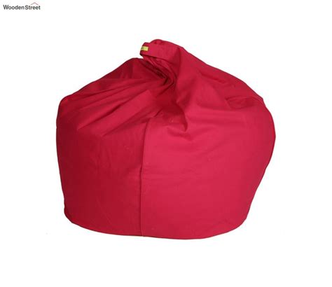 Buy Organic Cotton Bean Bag Cover (Red) at 40% OFF Online | Wooden Street