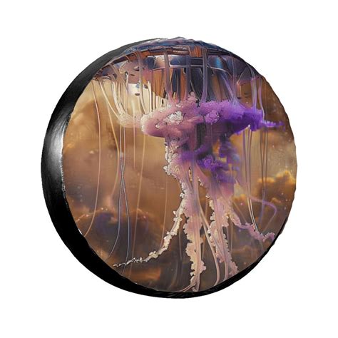 with dreamy atmosphere Camping spare tire cover, wheel protector