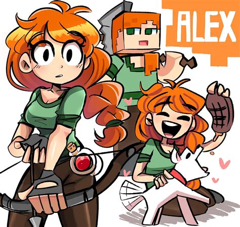 26 (Minecraft) Alex ideas | minecraft, minecraft anime, minecraft art