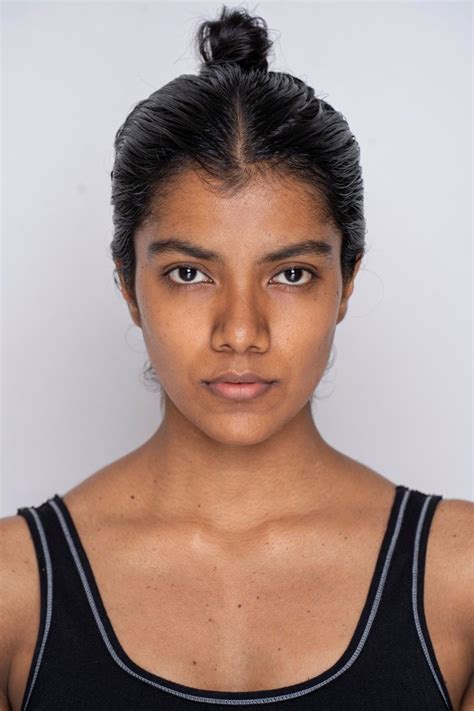 Model Headshot with Brown Skin