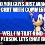 Sonic Says Meme Generator - Imgflip