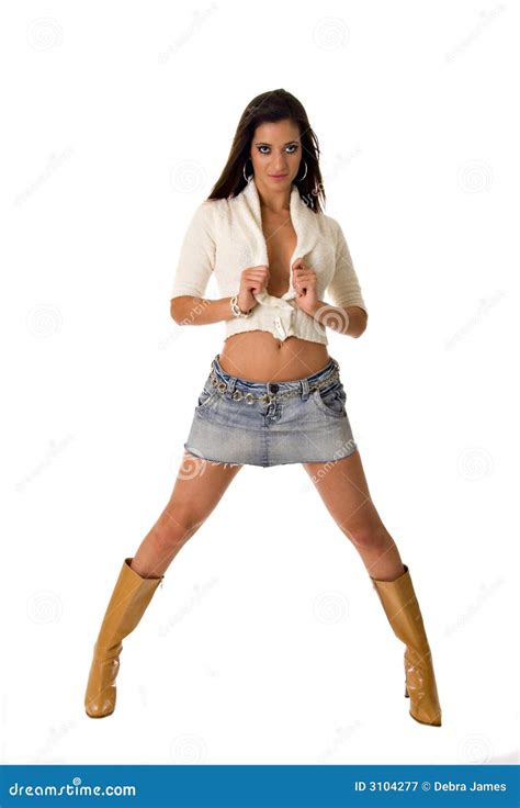Woman with wide stance stock image. Image of vibrant, slender - 3104277