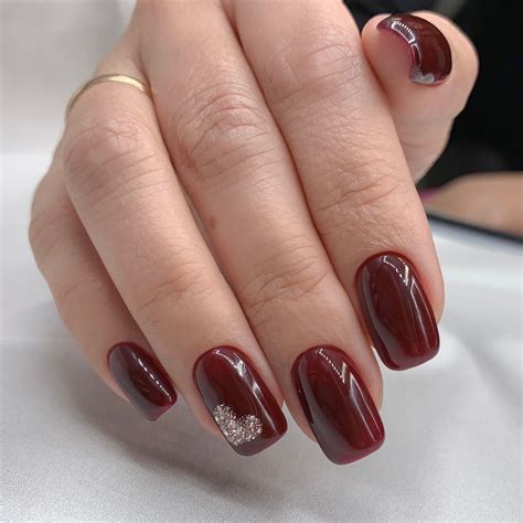 Маникюр гель лак в бордовых тонах (30 фото) - картинки modnica.club