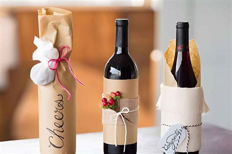 wrap wine bottles  perfect gifts  step  step guide