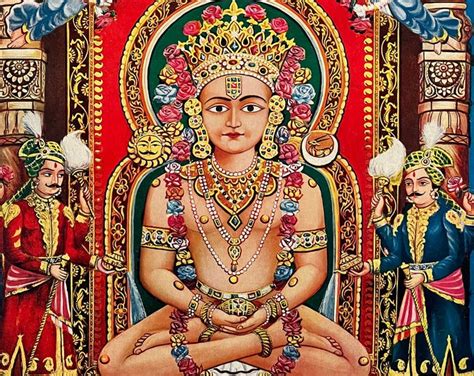 rare original lithograph sri mahavir swami  kla joshi