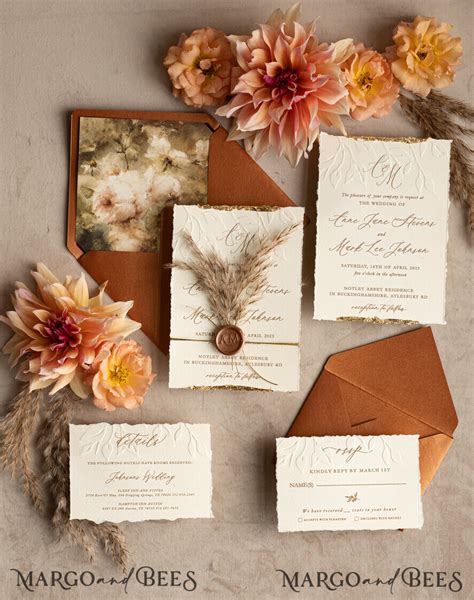 Rustic Fall Wedding Invitations