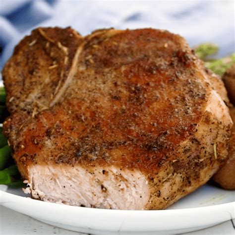 Juicy Oven Baked Bone-In Pork Chops Recipe