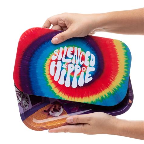 Silenced Hippie Rolling Tray / $ 19.99 at 420 Science