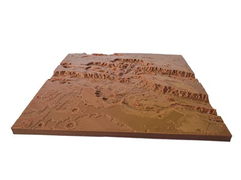 Mars 3D Topography model of VALLES MARINERIS One of the | Etsy