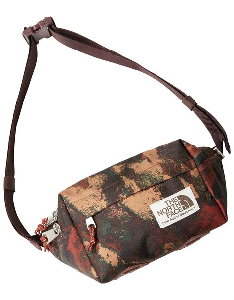 The North Face Berkeley Lumbar Brandy Brown Evolved Texture Print