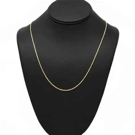 semi solid rope mm  chains golden hand jewellery