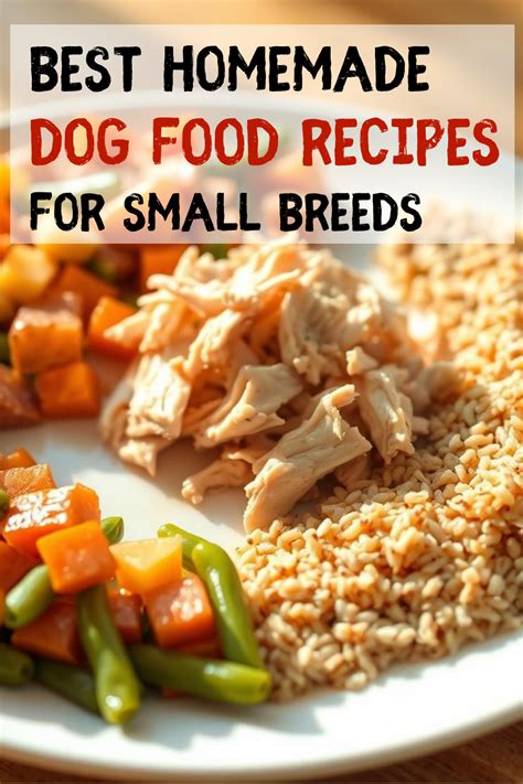 easy homemade dog food recipes  small breeds artofit