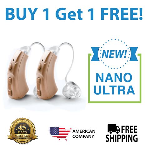 Buy 1 Nano Ultra Hearing Aid And Get The Second Ear FREE! – Nano Hearing Aids