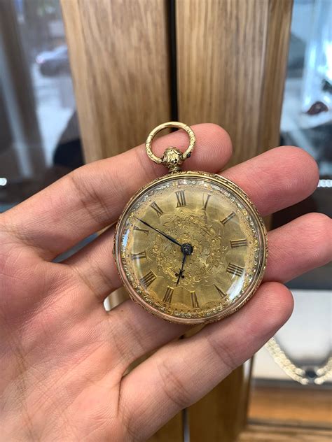 antique  gold pocket  etsy