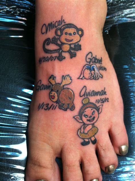 tattoos with grandkids names
