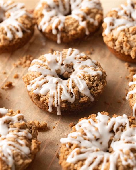 Coffee Cake Sourdough Discard Donuts - Make It Dough