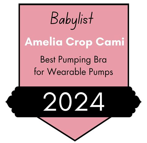 Pumping & Nursing Crop Cami Bra | Davin & Adley