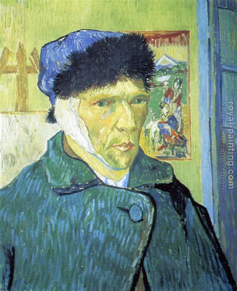 Self-Portrait with Bandaged Ear by Vincent Van Gogh | Oil Painting ...