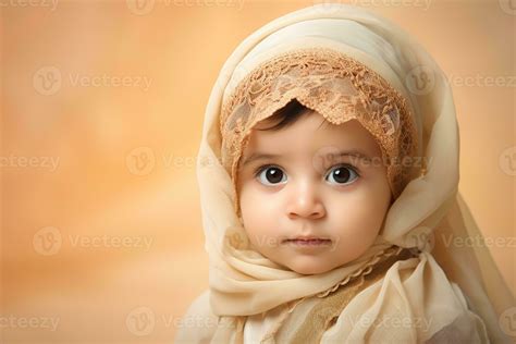 Ai generated studio portrait of cute little baby kid of different ...