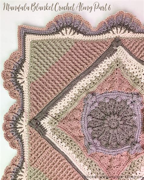 Mandala Blanket Crochet Along – Part 6 | Mandala blanket, Crochet ...