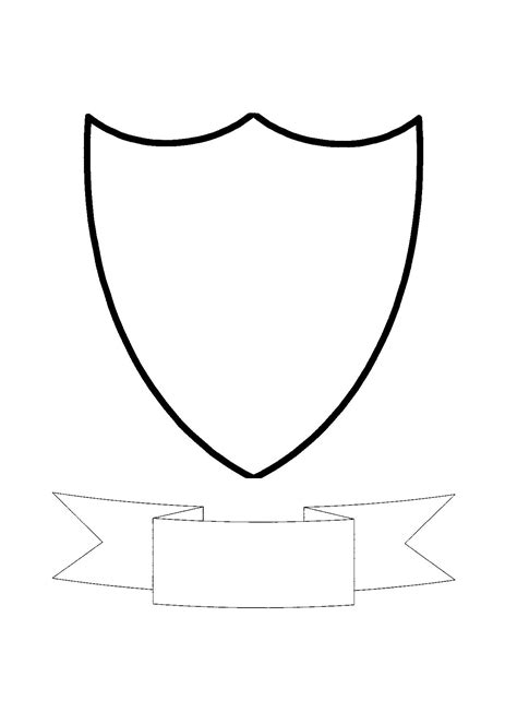 Printable Crest Template - Printable Word Searches