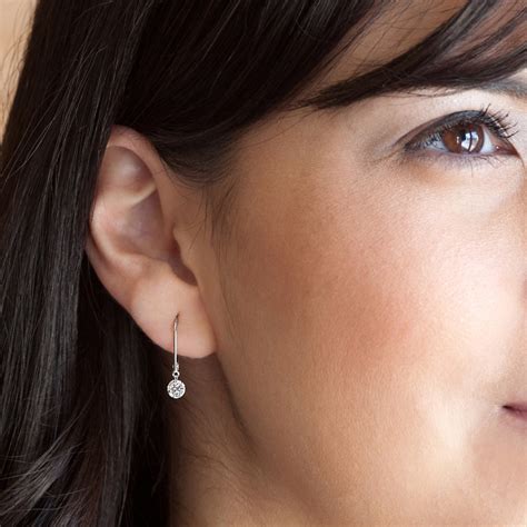 Dancing Diamond Earrings - 1ctw - Earrings