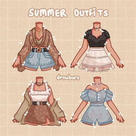 ᵇᵒʳᵃ 在 Instagram 上发布：“《 summer outfits 》 Wanted to do another outfit series because well, i ...