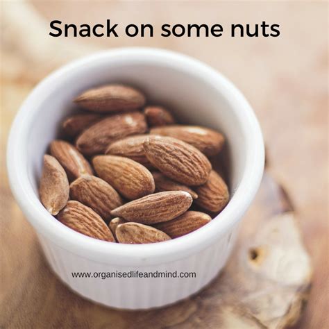 Snack on some nuts master your time - Organised Life and Mind