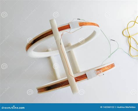 Helmholtz Coil for Magnetic Field Immunity Measurements Stock Photo ...